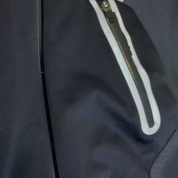 Nike Women’s Hoodie Jacket Small Black Ripple Woven Sportswear Essentials - Picture 7 of 13